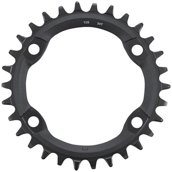 Shimano FC-MT610 Chainring - 30t, 12-Speed, Asymmetric 96 BCD, Black EA Chainrings