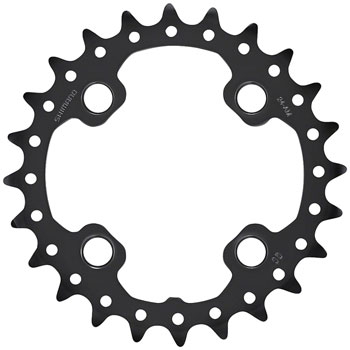 Shimano FC-M675 Chainring - 24t, 10-Speed, Inner, 64 BCD, Black EA Chainrings