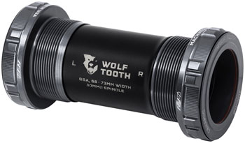 Wolf Tooth MK0 Bottom Bracket - English (BSA), 68/73mm, For 30mm Spindle, Shadow Gray EA Bottom Brackets
