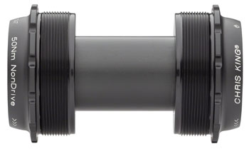 Chris King ThreadFit T47 24x Bottom Bracket with Fit Kit 4 - T47, For Shimano Hollowtech II, Matte Jet EA Bottom Brackets