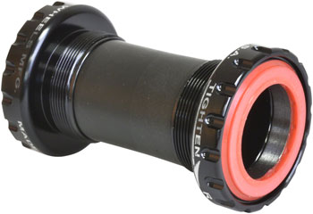 Wheels Manufacturing BSA English Threaded Bottom Bracket - DUB Spindle, ABEC-3 Bearing, Black EA Bottom Brackets