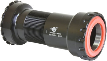 Wheels Manufacturing PressFit BBRight Thread-Together Bottom Bracket - DUB Spindle, ABEC-3 Bearing, Black EA Bottom Brackets