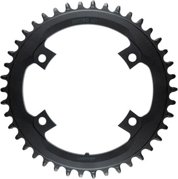 microSHIFT Sword Chainring - 42t, 110 Asym BCD, For 1x 9/10-Speed, Black EA Chainrings