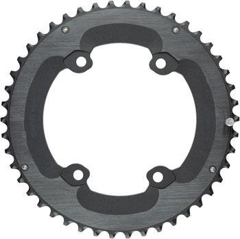 microSHIFT Sword Chainring - 46t, 110 Asym BCD, Outer ring for 2 x 9/10-Speed, Black EA Chainrings