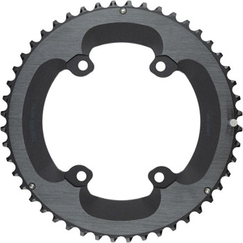 microSHIFT Sword Chainring - 48t, 110 Asym BCD, Outer ring for 2 x 9/10-Speed, Black EA Chainrings