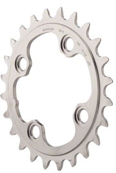Shimano XT M780 24t 64mm 10-Speed AE-type Inner Chainring Silver EA Chainrings