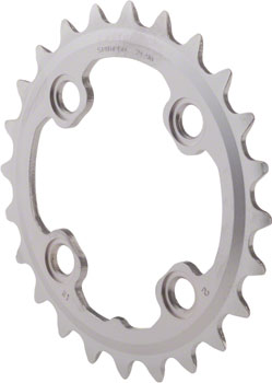 Shimano XT M785 24t 64mm 10-Speed AM-type Inner Chainring Silver EA Chainrings