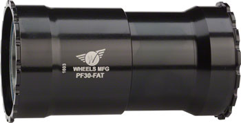 Wheels Manufacturing PressFit 30 Fat Bike Bottom Bracket for 30mm Cranks with ABEC-3 Bearings EA Bottom Brackets