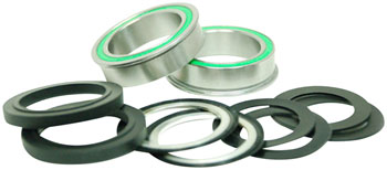 Wheels Manufacturing Press Fit BB86/92 Bottom Bracket - For use with 30mm Spindles, Dual-Row ABEC-3 Bearings EA Bottom Brackets