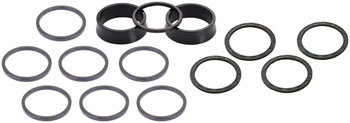 RaceFace Crankset Spacer Kit for CINCH 30mm Spindle Systems - Aluminum, Black EA Small Part