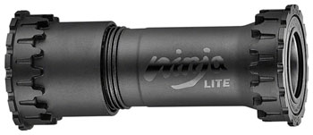 Token Ninja Lite BB4124PR Press Fit Thread Together Bottom Bracket - BB86/BB89.5/BB92, SRAM GXP, Black EA Bottom Brackets