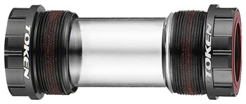 Token TK888 Threaded Bottom Bracket - English, Shimano HollowTech II / SRAM GXP, Black EA Bottom Brackets