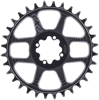 e*thirteen Helix Race 8-Bolt Chainring - 30t, 11/12-Speed, 3mm Offset, 8-Bolt Direct Mount, Black EA Direct Mount Chainrings