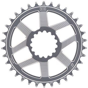 e*thirteen Helix Race GR Direct Mount Chainring - 34t, For use with Helix Race GR Crank, Black EA Direct Mount Chainrings