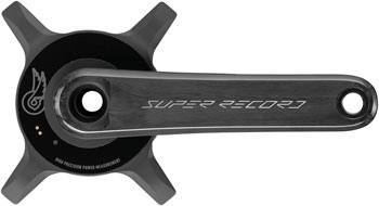 Campagnolo Super Record 13 2x Power Meter Crankset - 165mm, 13-Speed, Ultra-Torque Spindle, Carbon Black EA Crankset