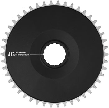 Classified Aero Chainring - 46t, DropStop ST for HG+ and KMC 12-Speed Chains, Black EA Direct Mount Chainrings