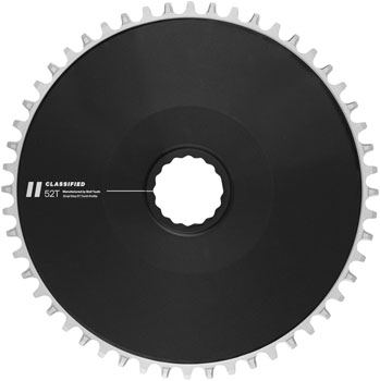 Classified Aero Chainring - 52t, DropStop ST for HG+ and KMC 12-Speed Chains, Black EA Direct Mount Chainrings