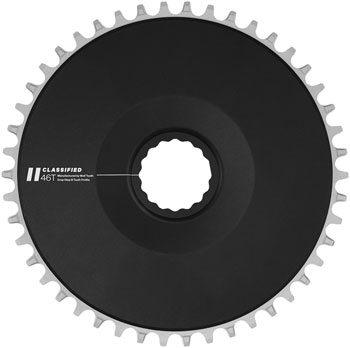 Classified Aero Chainring - 46t, DropStop B fits SRAM Flattop T-Type 12/13-Speed Chains, Compatible with all 11-Speed Chains, Black EA Direct Mount Chainrings