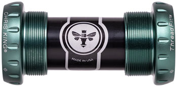 Chris King ThreadFit 24 Bottom Bracket - English, Matte Jade, Ceramic EA Bottom Brackets