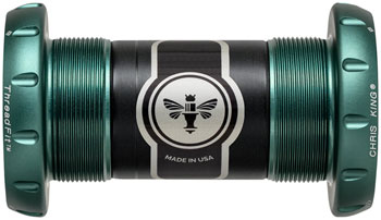Chris King ThreadFit 30 Bottom Bracket - English, Matte Jade, Ceramic EA Bottom Brackets
