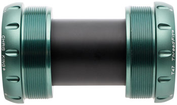 Chris King ThreadFit T47 30x Bottom Bracket - T47, Matte Jade EA Bottom Brackets