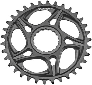 TRP CR-M8070 Boost Direct Mount Chainring - 34t, 7-Speed DH, CINCH Mount, 6mm Offset, 7075-T6 Aluminum, Sandblasted Black Sandblasted Black EA Direct Mount Chainrings