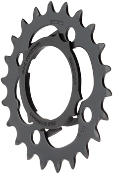 Shimano Alivio M4000 Chainring - 22t, 64 BCD, 4-Bolt, 9-Speed, Black EA Chainrings