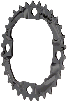 Shimano Alivio M4000 Chainring - 30t, 96 BCD, 4-Bolt, 9-Speed, Black EA Chainrings