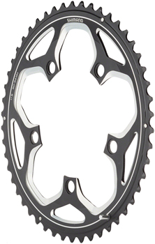Shimano RS500 Chainring - 52t, 110 BCD, 5-Bolt, 11-Speed, Black EA Chainrings