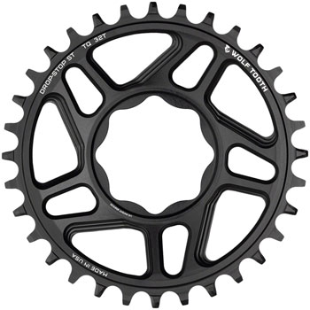 Wolf Tooth Trek TQ Direct Mount Chainring - Drop-Stop ST, 30T, Black EA Ebike Chainrings and Sprockets