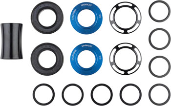 Stolen Minimalist Bottom Bracket - Mid, 19mm, Blue EA BMX Bottom Bracket