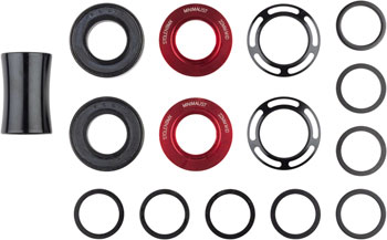 Stolen Minimalist Bottom Bracket - Mid, 22mm, Red EA BMX Bottom Bracket