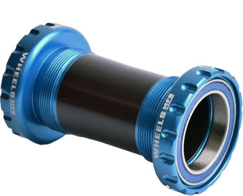 Wheels Manufacturing BSA 30 Bottom Bracket - English (BSA) Frame Interface, ABEC-3 Bearings, For 30mm Spindle, Teal EA Bottom Brackets
