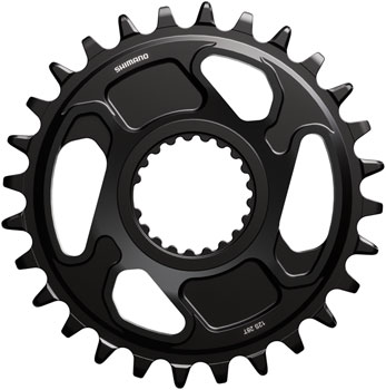 Shimano Deore XT SM-CRM86 1x Direct Mount Chainring - 28t, Shimano Direct Mount, For 12-Speed HG+ Chain, Fits FC-M8200 Crank, Black EA Direct Mount Chainrings