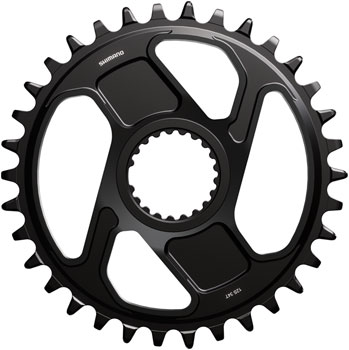 Shimano Deore XT SM-CRM86 1x Direct Mount Chainring - 34t, Shimano Direct Mount, For 12-Speed HG+ Chain, Fits FC-M8200 Crank, Black EA Direct Mount Chainrings