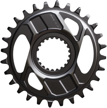 Shimano XTR SM-CRM96 1x Direct Mount Chainring - 28t, Shimano Direct Mount, For 12-Speed HG+ Chain, Fits M9200 and M9220 Crank, Dark Gray EA Direct Mount Chainrings