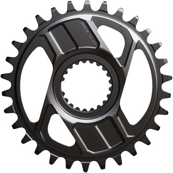 Shimano XTR SM-CRM96 1x Direct Mount Chainring - 30t, Shimano Direct Mount, For 12-Speed HG+ Chain, Fits M9200 and M9220 Crank, Dark Gray EA Direct Mount Chainrings