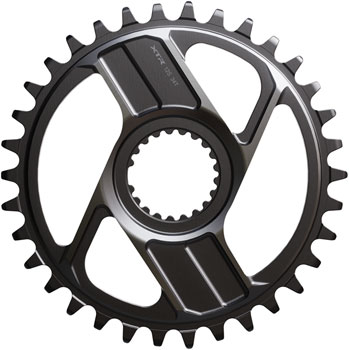 Shimano XTR SM-CRM96 1x Direct Mount Chainring - 34t, Shimano Direct Mount, For 12-Speed HG+ Chain, Fits M9200 and M9220 Crank, Dark Gray EA Direct Mount Chainrings