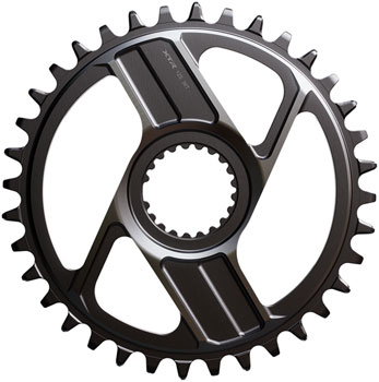 Shimano XTR SM-CRM96 1x Direct Mount Chainring - 36t, Shimano Direct Mount, For 12-Speed HG+ Chain, Fits M9200 and M9220 Crank, Dark Gray EA Direct Mount Chainrings