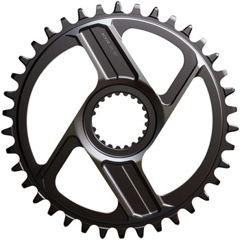 Shimano XTR SM-CRM96 1x Direct Mount Chainring - 38t, Shimano Direct Mount, For 12-Speed HG+ Chain, Fits M9200 and M9220 Crank, Dark Gray EA Direct Mount Chainrings