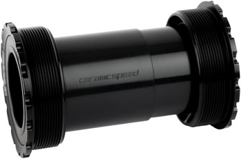 CeramicSpeed BB ALPHA Bottom Bracket - T47, 86mm, For SRAM DUB Spindle, Gravel, Black EA Bottom Brackets