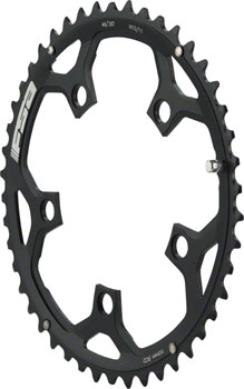 Full Speed Ahead Pro Road Chainring - 46t, 110 BCD, Aluminum, N11, Black EA Chainrings