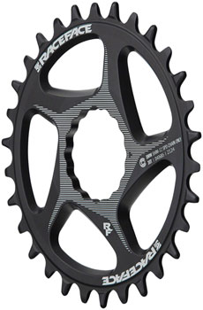 RaceFace Direct Mount Wide Chainring - 30t, DM CINCH, For Shimano 12-Speed HG+ Compatible Chain, Black EA Direct Mount Chainrings