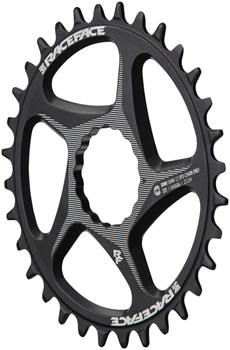 RaceFace Direct Mount Wide Chainring - 34t, DM CINCH, For Shimano 12-Speed HG+ Compatible Chain, Black EA Direct Mount Chainrings
