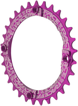 RaceFace 1x Narrow Wide Chainring - 30t, 104 BCD, 10-12 Speed, 7075 Aluminum, Purple EA Chainrings