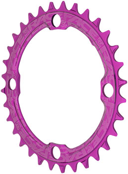 RaceFace 1x Narrow Wide Chainring - 36t, 104 BCD, 10-12 Speed, 7075 Aluminum, Purple EA Chainrings