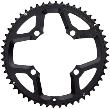 Full Speed Ahead Super ABS Road Chainring - 53t, 110 BCD, 4-Bolt, Aluminum, N10/N11, Black EA Chainrings