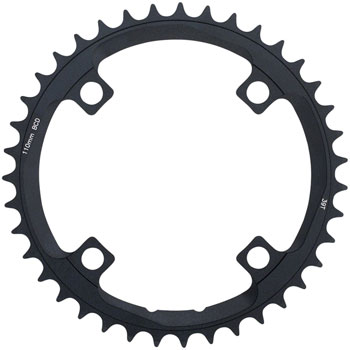 Full Speed Ahead Super ABS Road Chainring - 39t, 110 BCD, 4-Bolt, Aluminum, N10/N11, Black EA Chainrings