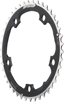 Full Speed Ahead Pro Road Triple Chainring - 42t, 130 BCD, Aluminum, N-10, Black EA Chainrings