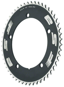 Full Speed Ahead Pro Track 51t x144mm Black Chainring 1/2"x1/8" Black EA Chainrings